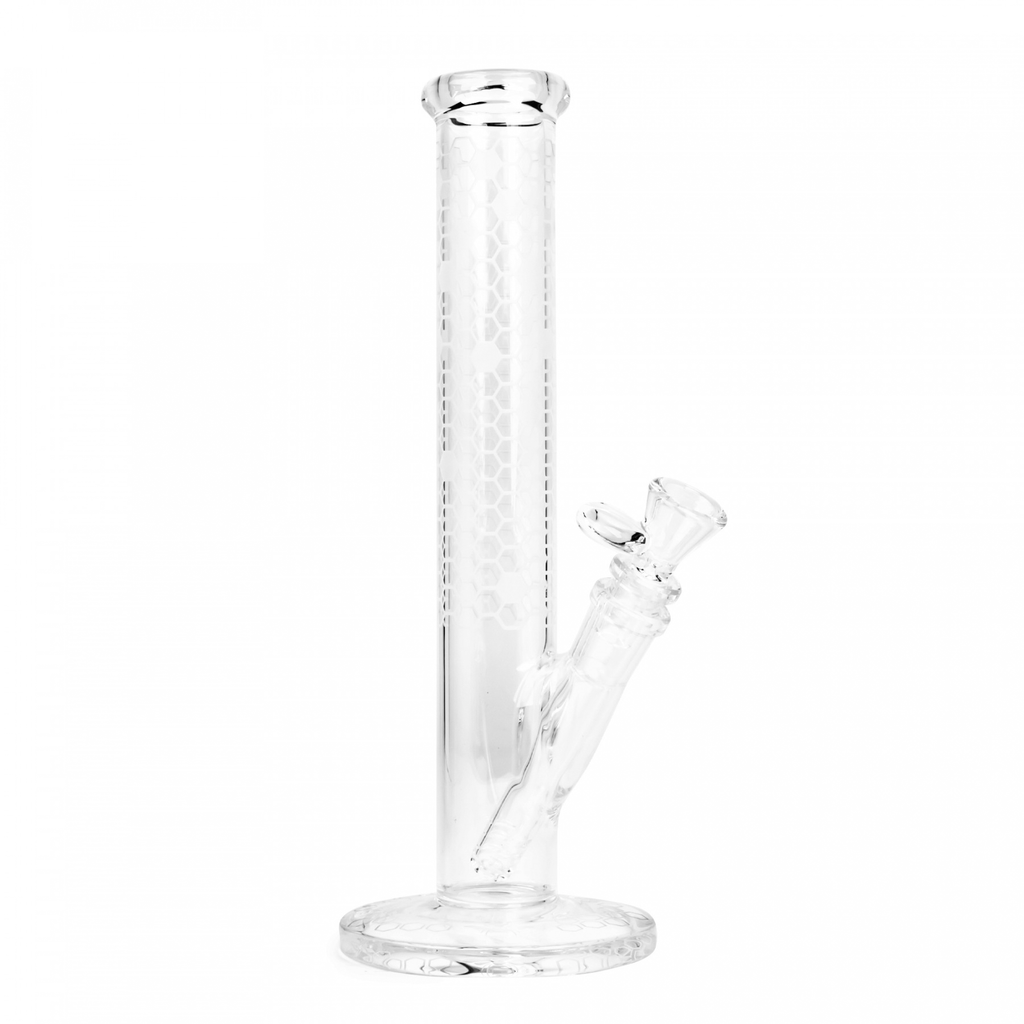 Frosted Straight Tube Bong