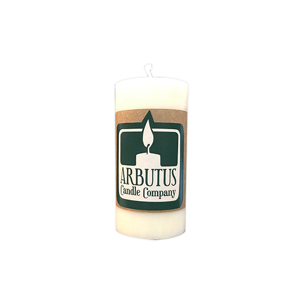 Skinny 4" Soy Pillar Candle by Arbutus Candle Company