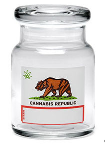 Small Pop-Top 420 Jar - Available in a Variety of Styles