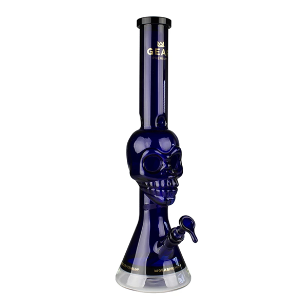 Tuxedo Skull 18" Bong with Black Accents by GEAR