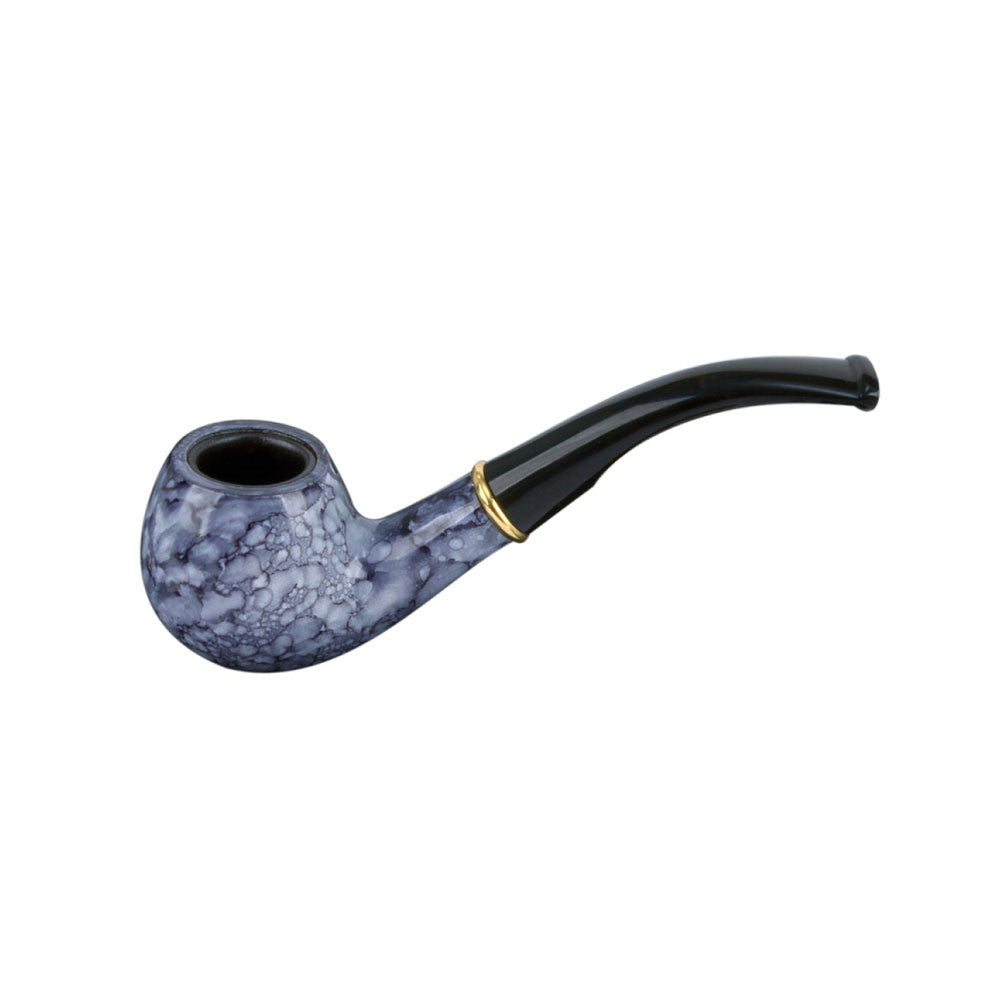 Classic Marble Wooden Tobacco Pipe