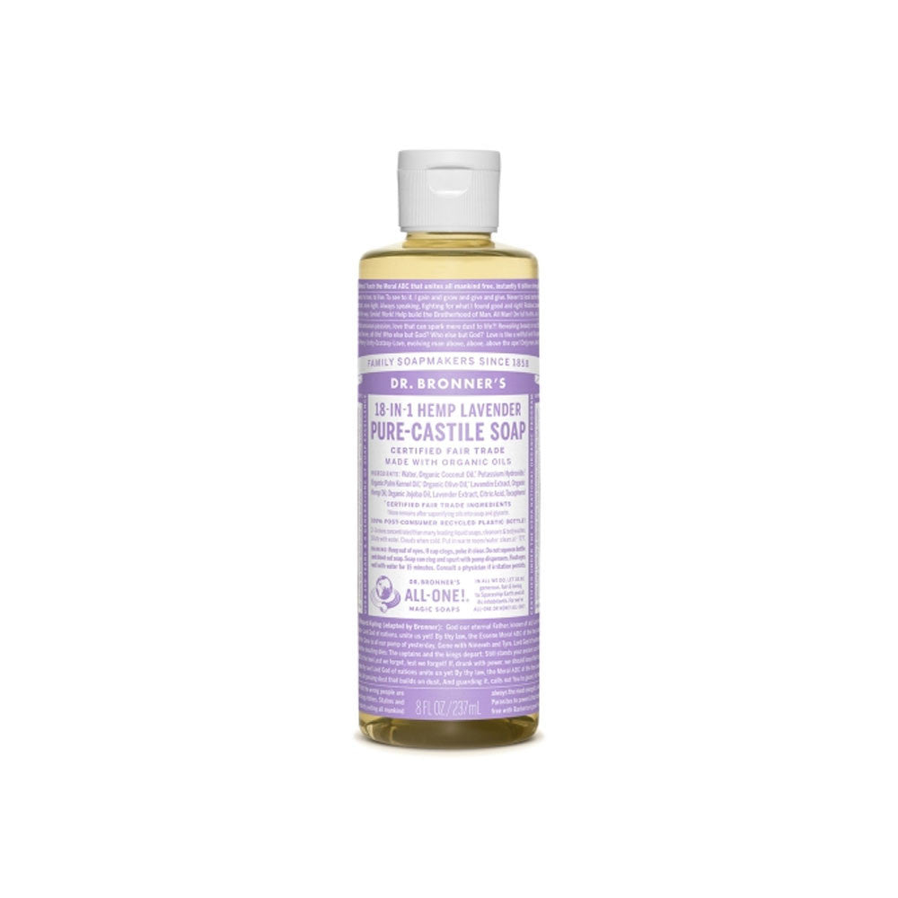 Lavender Dr. Bronner's 18-in-One Liquid Soap