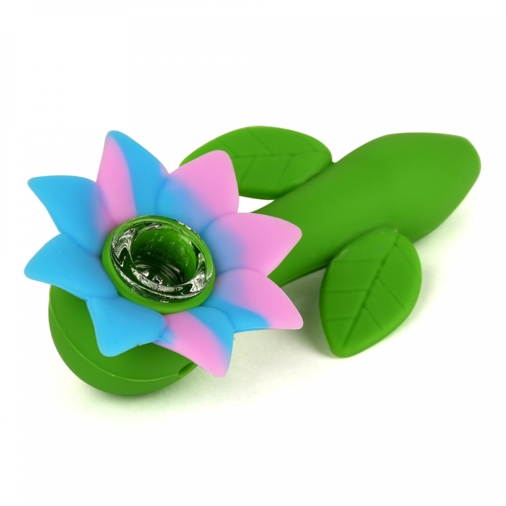 Flower Power Silicone Hand Pipe