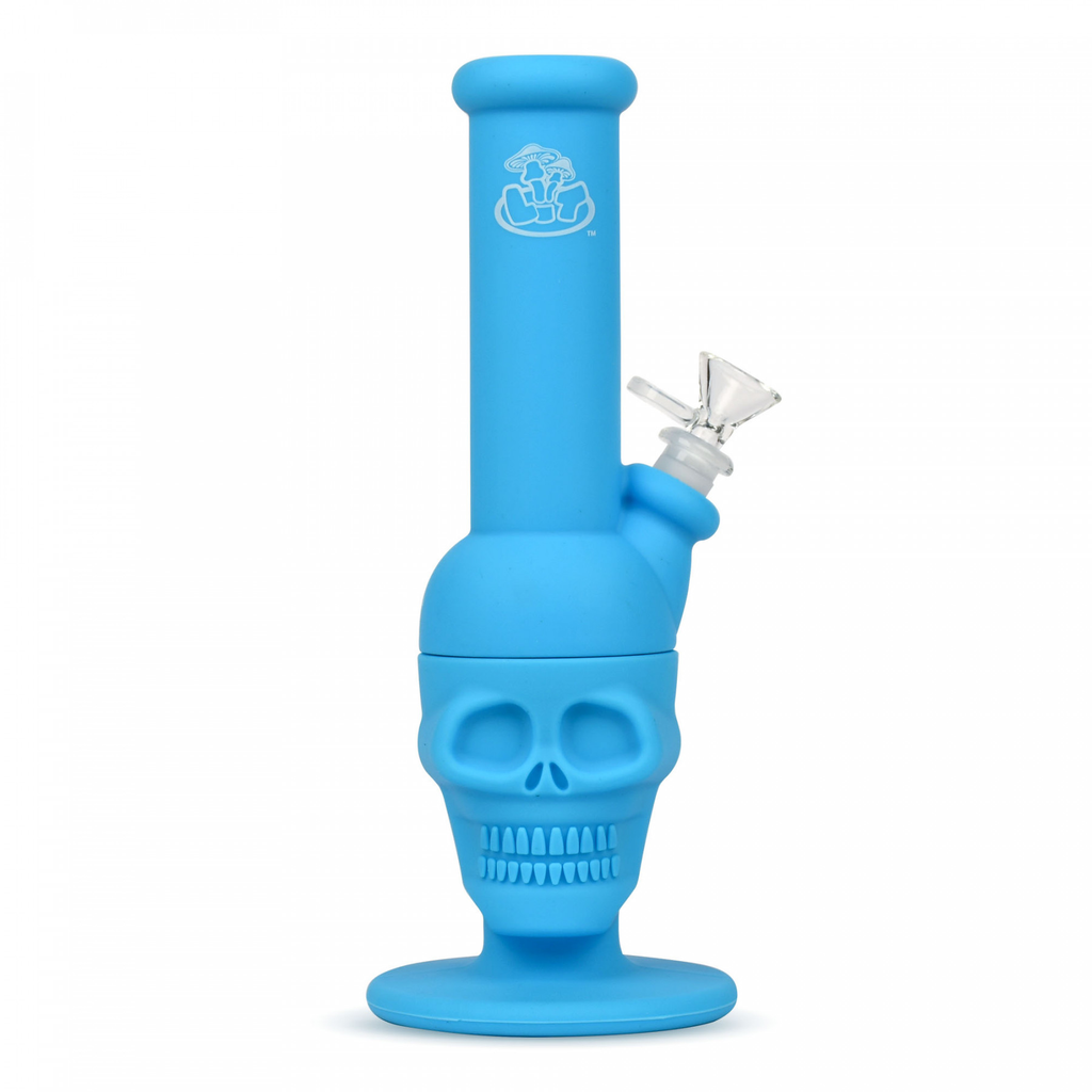 11" Skull Bong by LIT Silicone