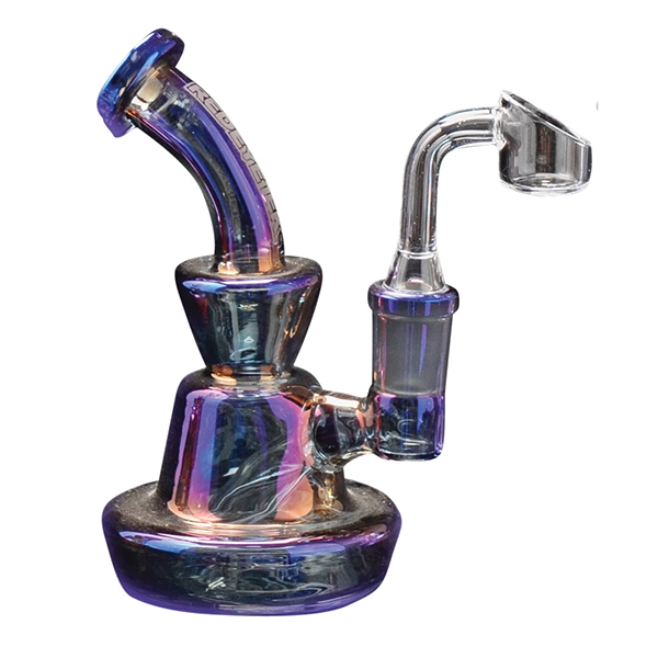Metallic Terminator Finish Concentrate Rig with Direct Inject Perc