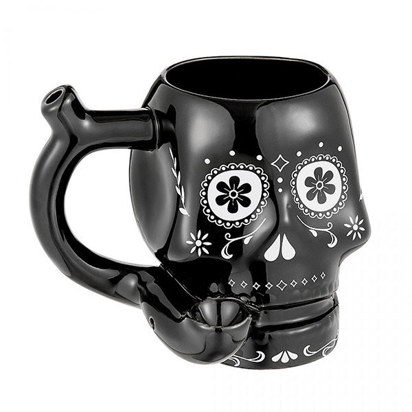 Mug Pipe - Sugar Skull