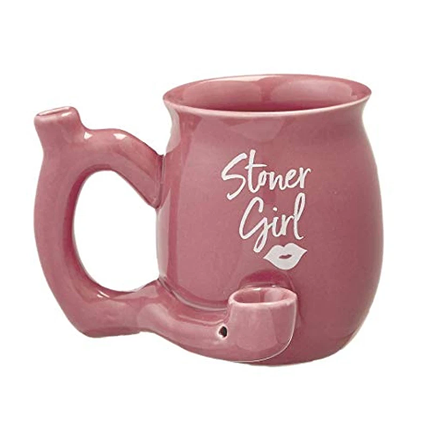 Coffee Mug Pipe - Stoner Girl