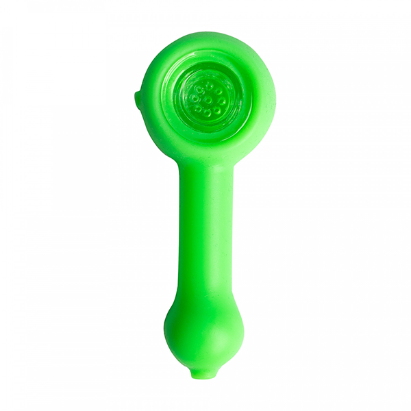 NoGoo Silicone Spoon Handpipe with Glass Bowl