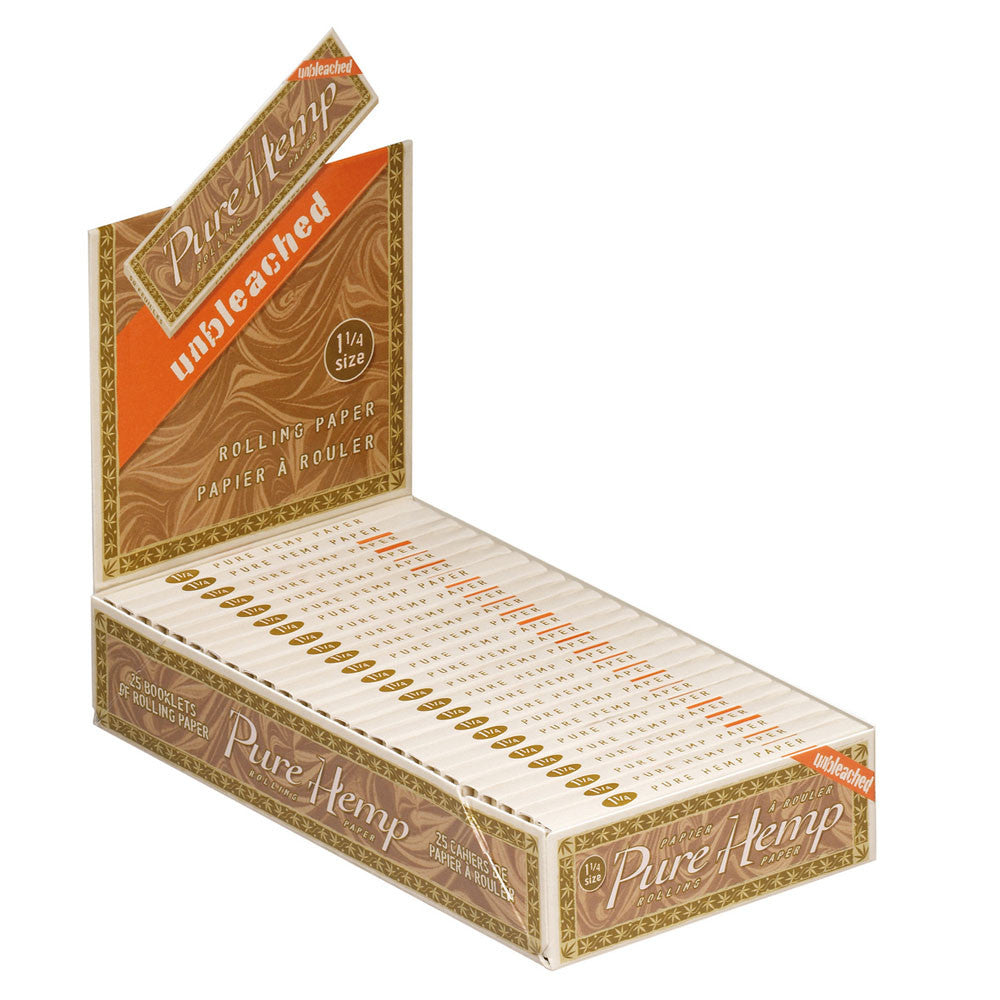 Pure Hemp Unbleached Rolling Papers - 1¼ Size