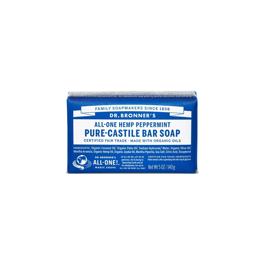 Peppermint Dr. Bronner's Pure-Castile Bar Soap