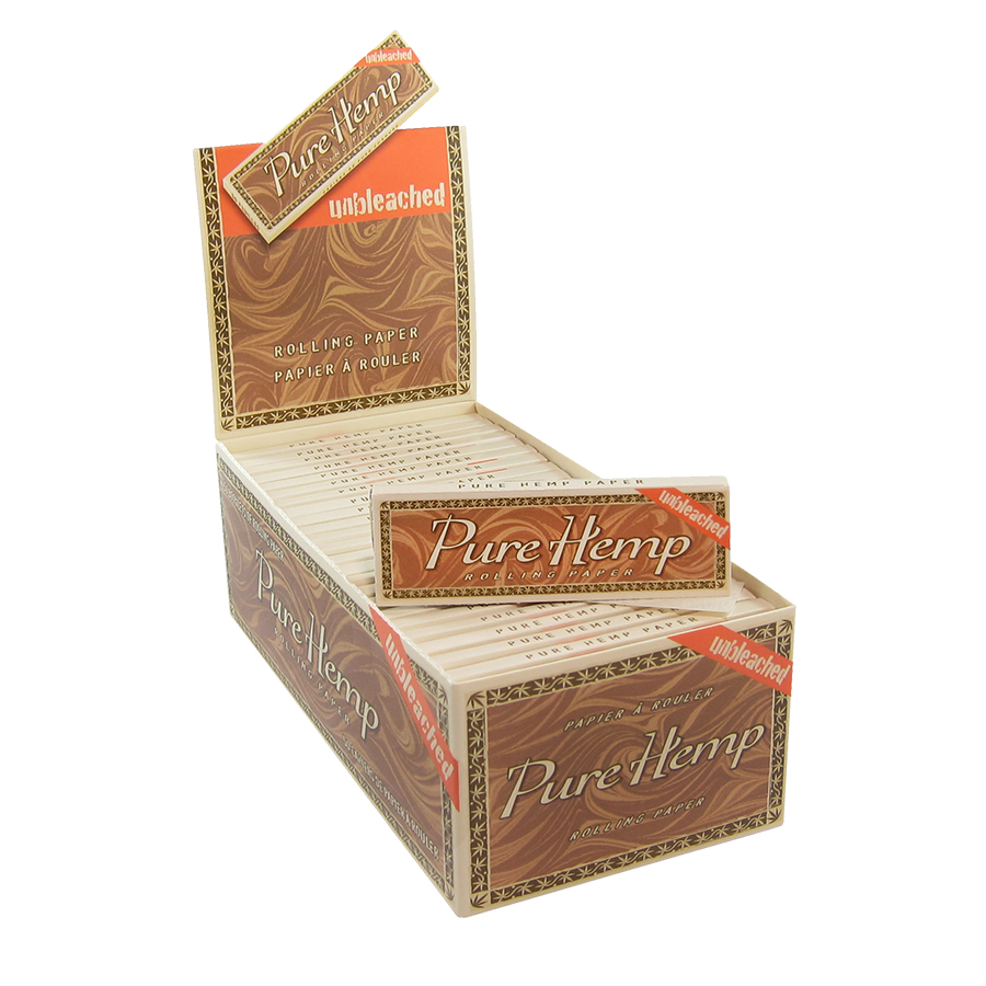 Pure Hemp Unbleached Rolling Papers - Single Wide