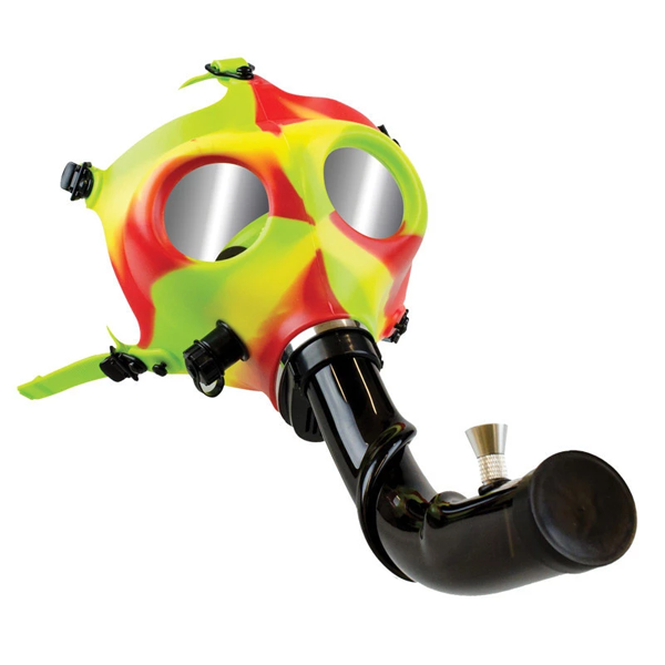 Rasta Gas Mask with Curved Acrylic Steamroller
