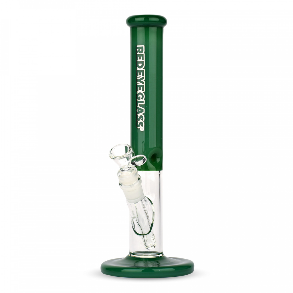 Frontside Straight Tube 11.5" Bong by Red Eye Glass