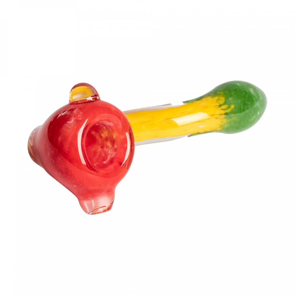 Tri-Color Sherlock Fritter Pipe by Red Eye Glass