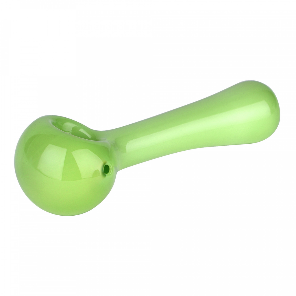Solid Color 4.5" Spoon Pipe with Built in Ash Catcher