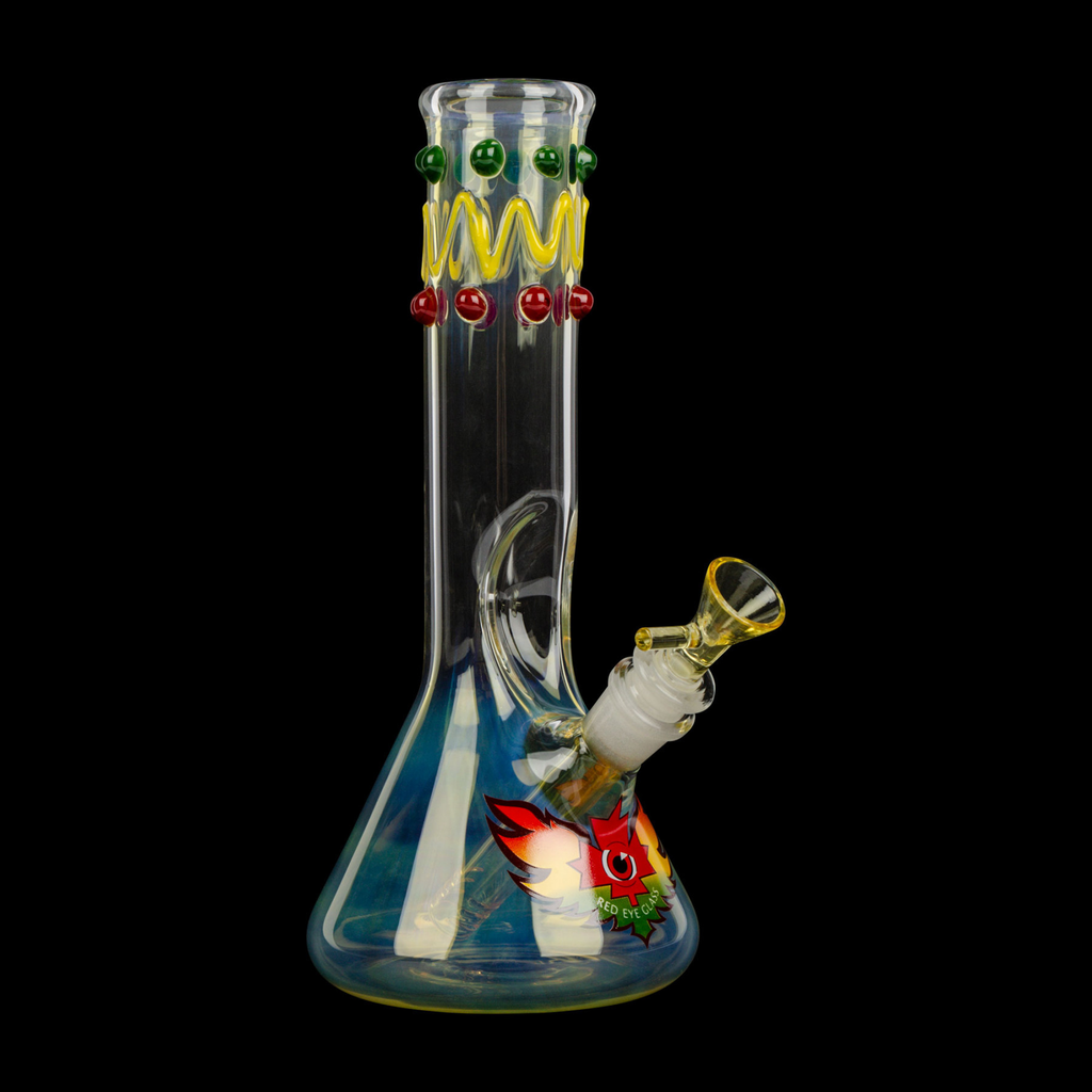 Charlie Brown Glass-On-Glass 9" Tall Tube Bong