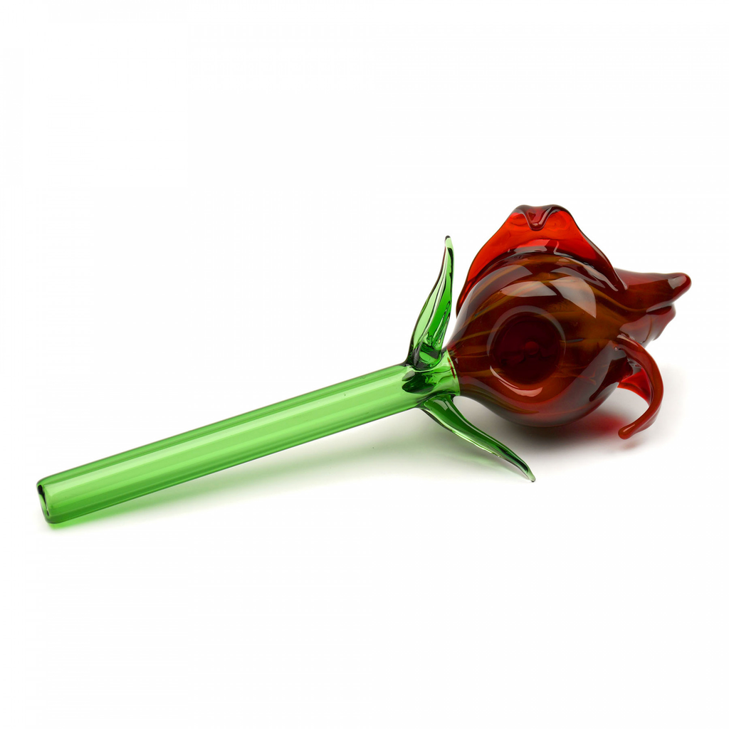 Rosey Pipe by Red Eye Glass