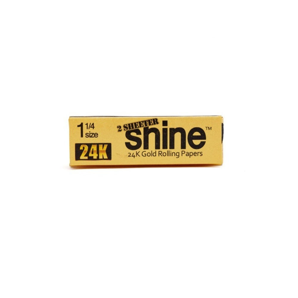 Shine 24K Gold Papers - 1 1/4 Size 2-Sheeter