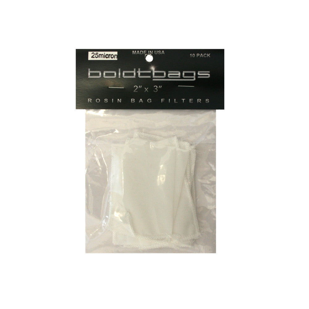 Pack of 10 - Boldtbags Small Rosin Bag Filter