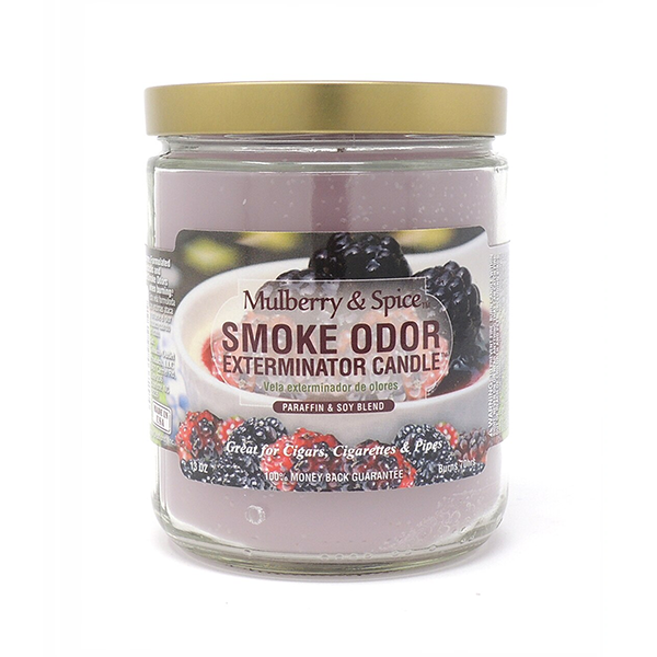 Smoke Odor Exterminator Candle - Mulberry & Spice