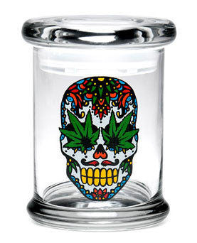 Medium Pop-Top 420 Jar - Available in a Variety of Styles