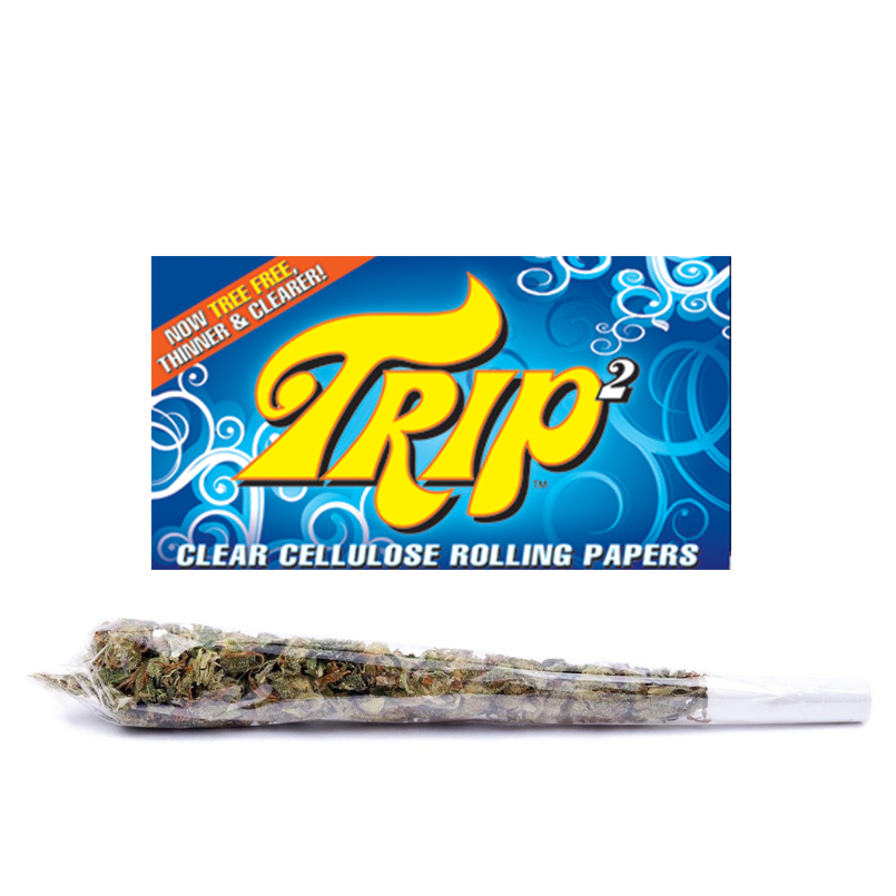 Trip2 Clear Rolling Papers - 1¼ Size