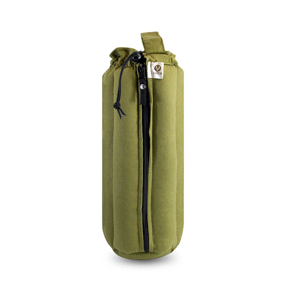 Plush Tube Bag - 12" Khaki Colored Hemp