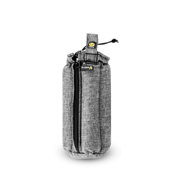 Plush Tube Bag - 8" Woven Fabric