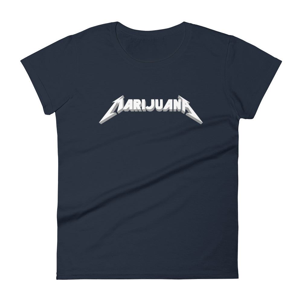 Marijuana Heavy Metal T-Shirt - Women's